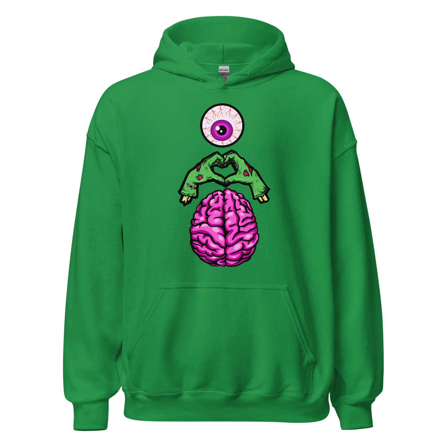 I Luv Brain Hoodies