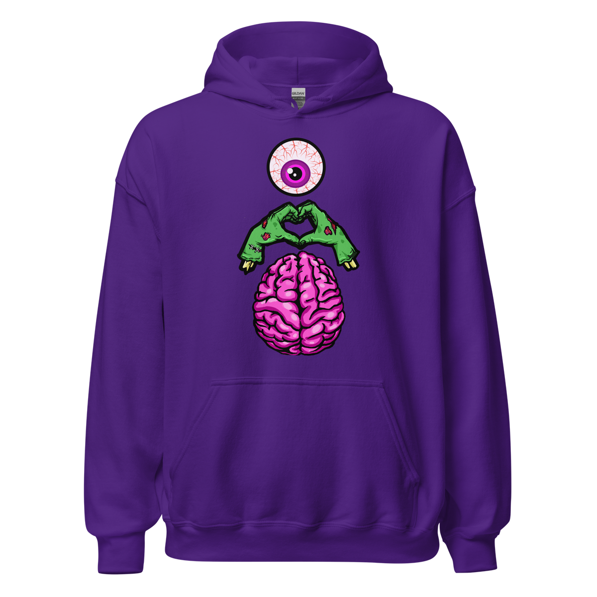 I Luv Brain Hoodies
