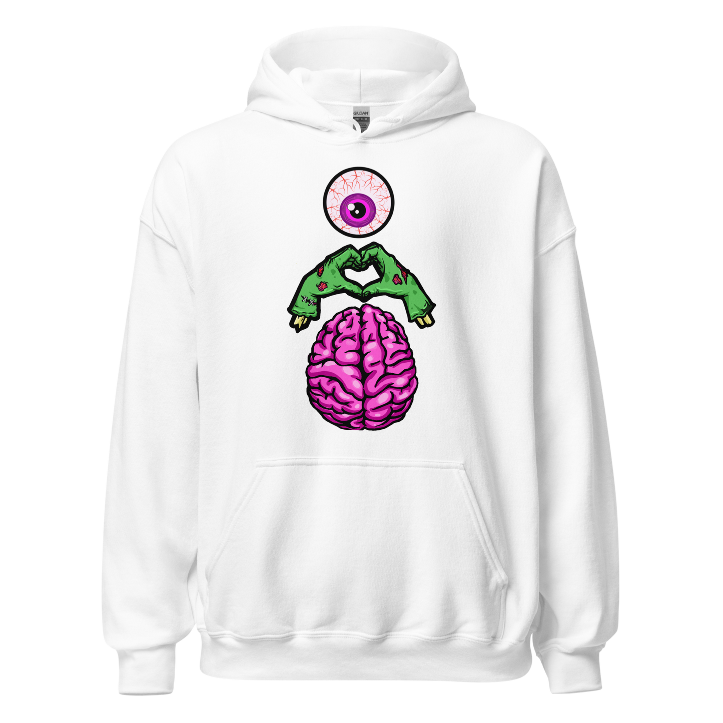 I Luv Brain Hoodies